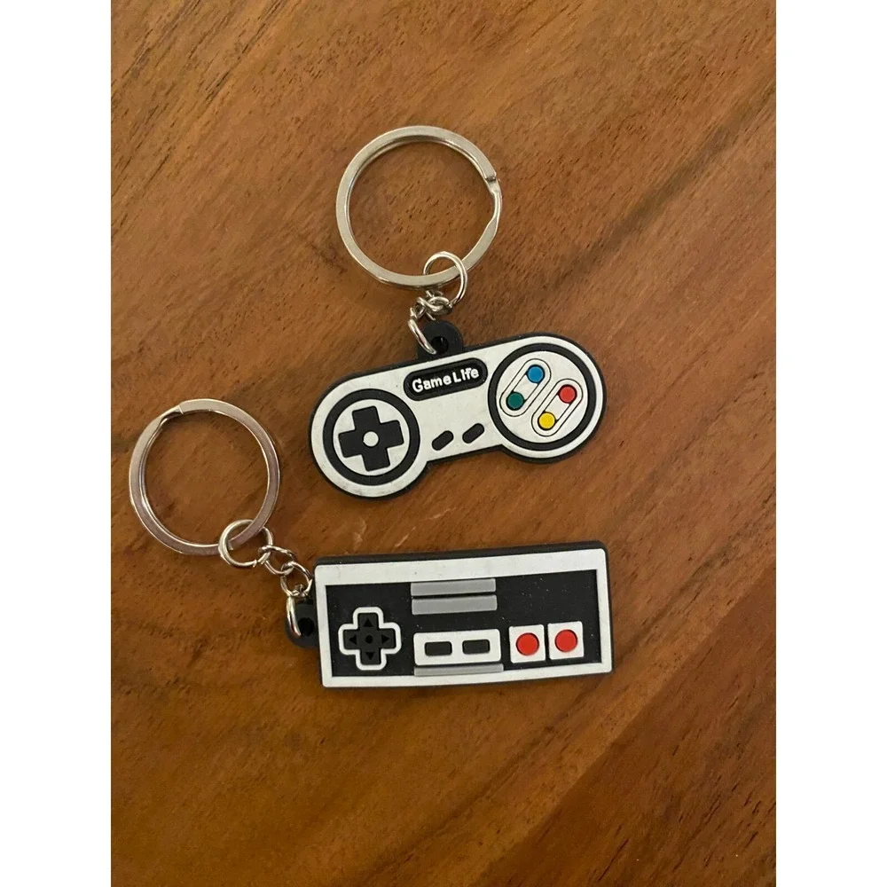 Game Controller Keychains Set of Two Lot Keyring keychain